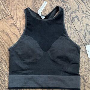 lululemon athletica Black and Gray Sports Bra -NEW WITH TAGS